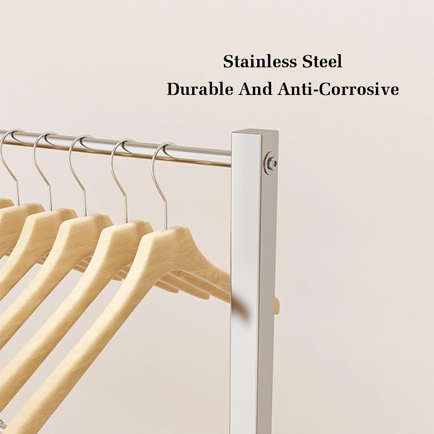 Metal Clothes Hanger Stacker & STO Cart - Silver Hanger for Shopping Malls, Special Stores, Closets & Laundry Rooms - Maximize Space & Efficiency image 2