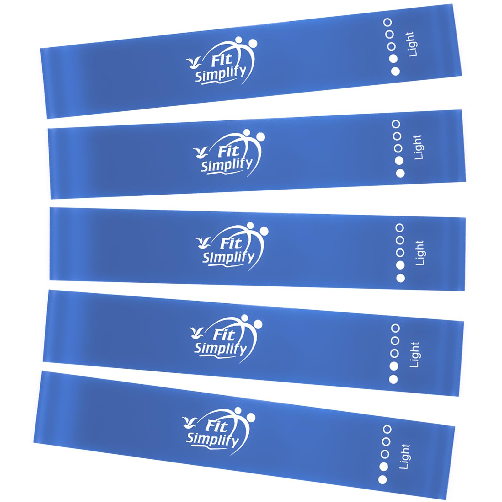 Fit Simplify Exercise Resistance Loop Bands, Set of 5