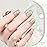GAOY Glitter Gel Nail Polish, 16ml Champagne Sparkly Gel Polish, Diamond Shiny Glitter Soak Off UV Light Cure for Nail Art Home DIY Manicure, 1169
