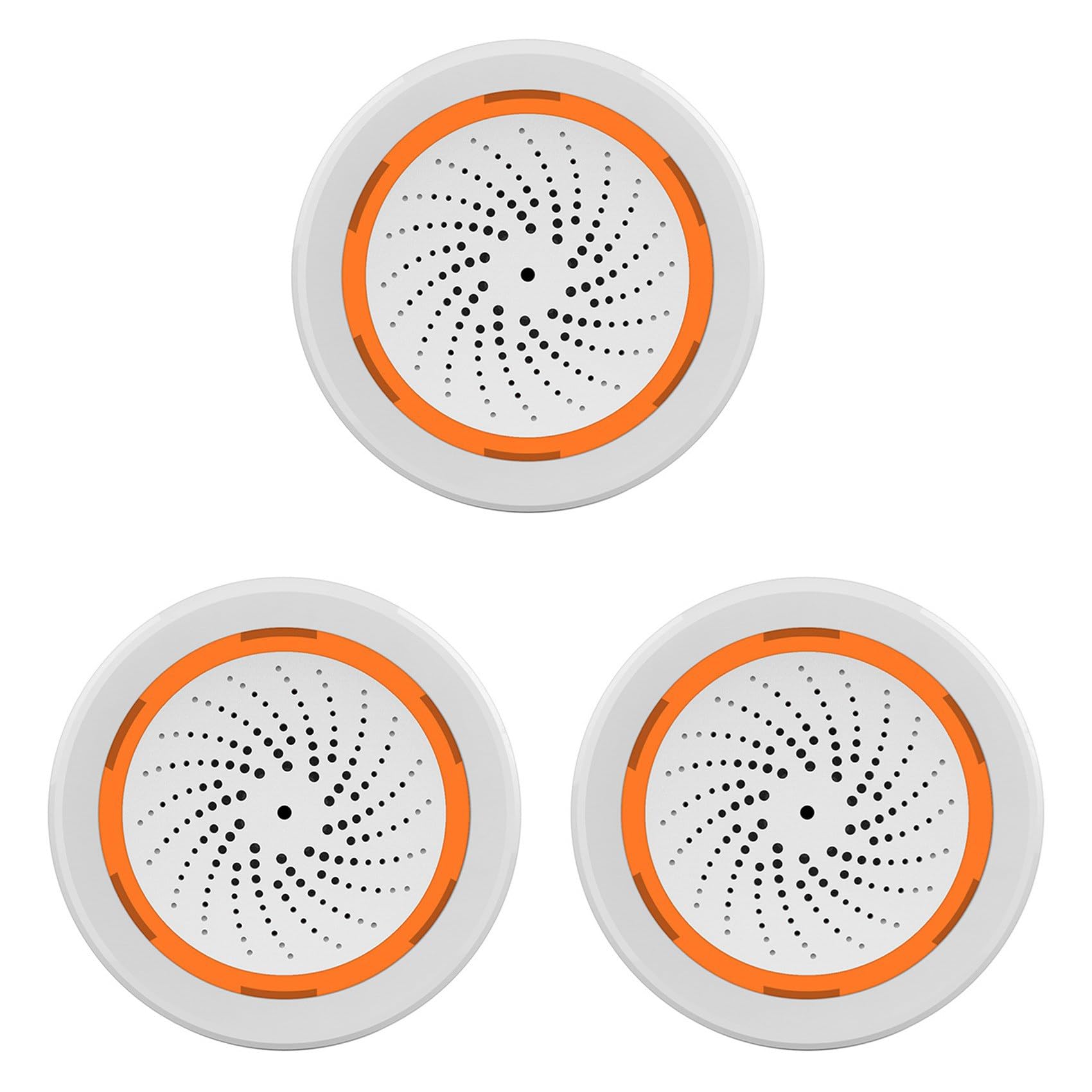 ISTOVO 3X Sensor de Luz y Sonido ZigBee NEO 90DB Sensor de Alarma de Sirena Incorporado Tuya Smart Life