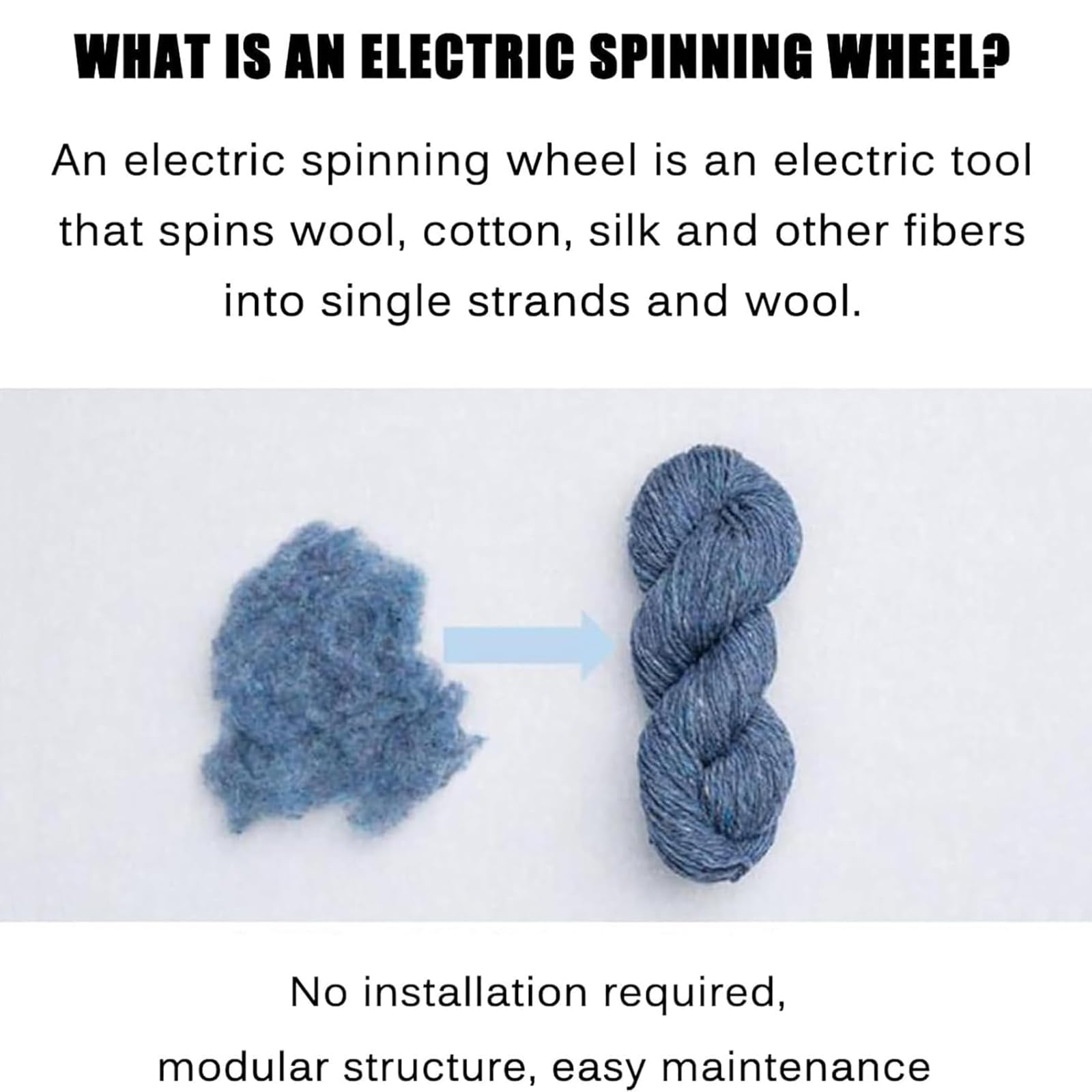 Amazon.co.jp: 電動糸紡ぎ機、糸玉巻き機、自動紡ぎ車、前進・後進