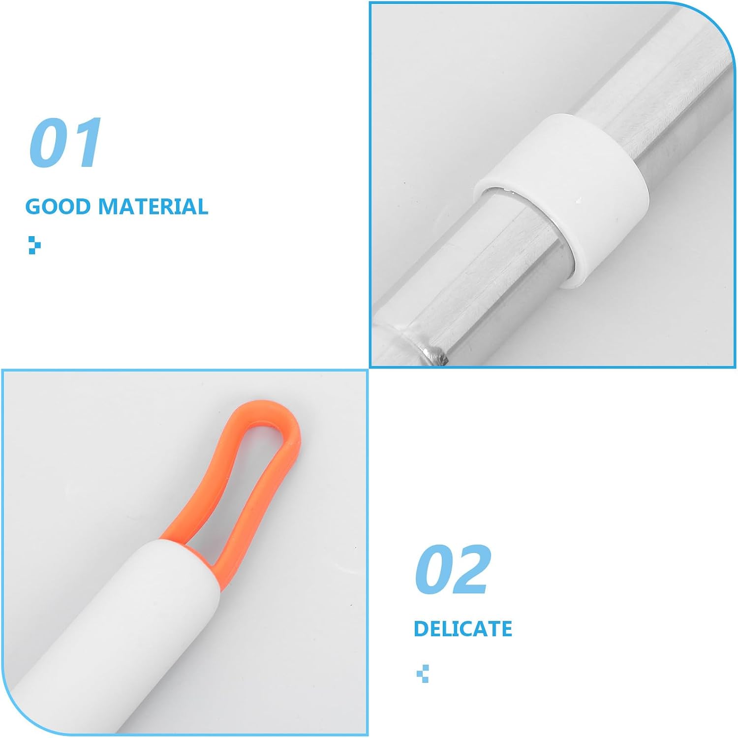 Detachable Silicone Floor Squeegee Broom Multifunctional Shower Tile Cleaner for Home with Ergonomic Lightweight Design Plastic Construction Space-Saving Wall-Hang Storage image 3