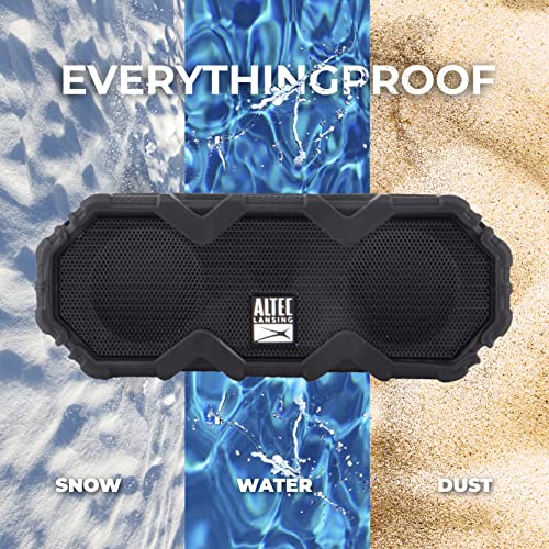 Altec Lansing Imw479 Mini Lifejacket Jolt Heavy Duty Rugged Waterproof Ultra Portable Bluetooth Speaker Up To 16 Hours Of Battery Life, 100Ft Wireless Range And Voice Assistant (Black) #TOP4