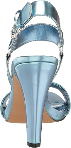 Vista 3 de KARL LAGERFELD womens Cieone Evening Ankle Strap Dress Heel