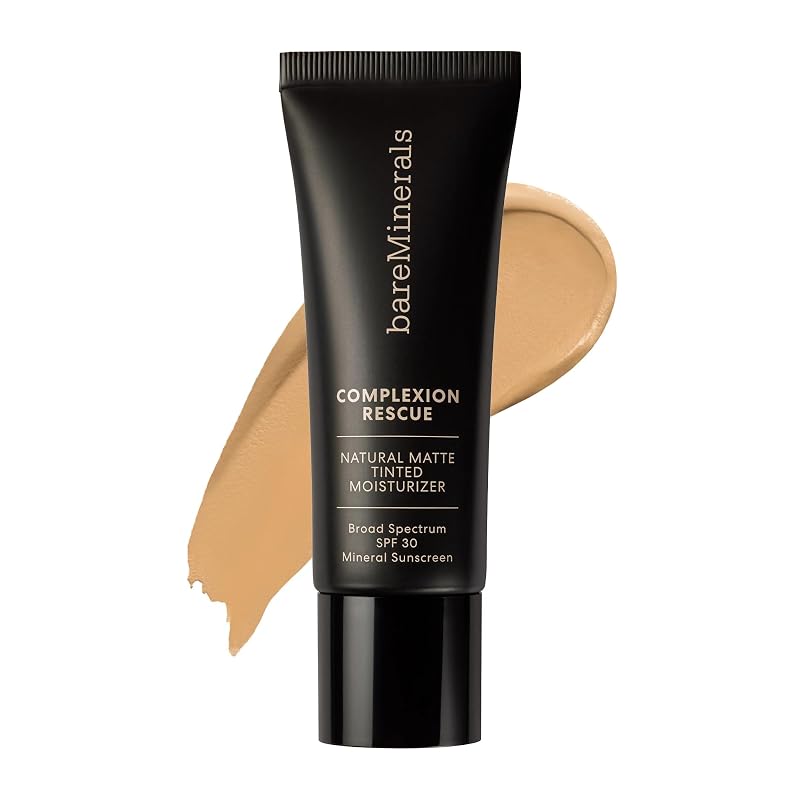 Hidratante com cor matte bareMinerals Complexion Rescue, 33 g