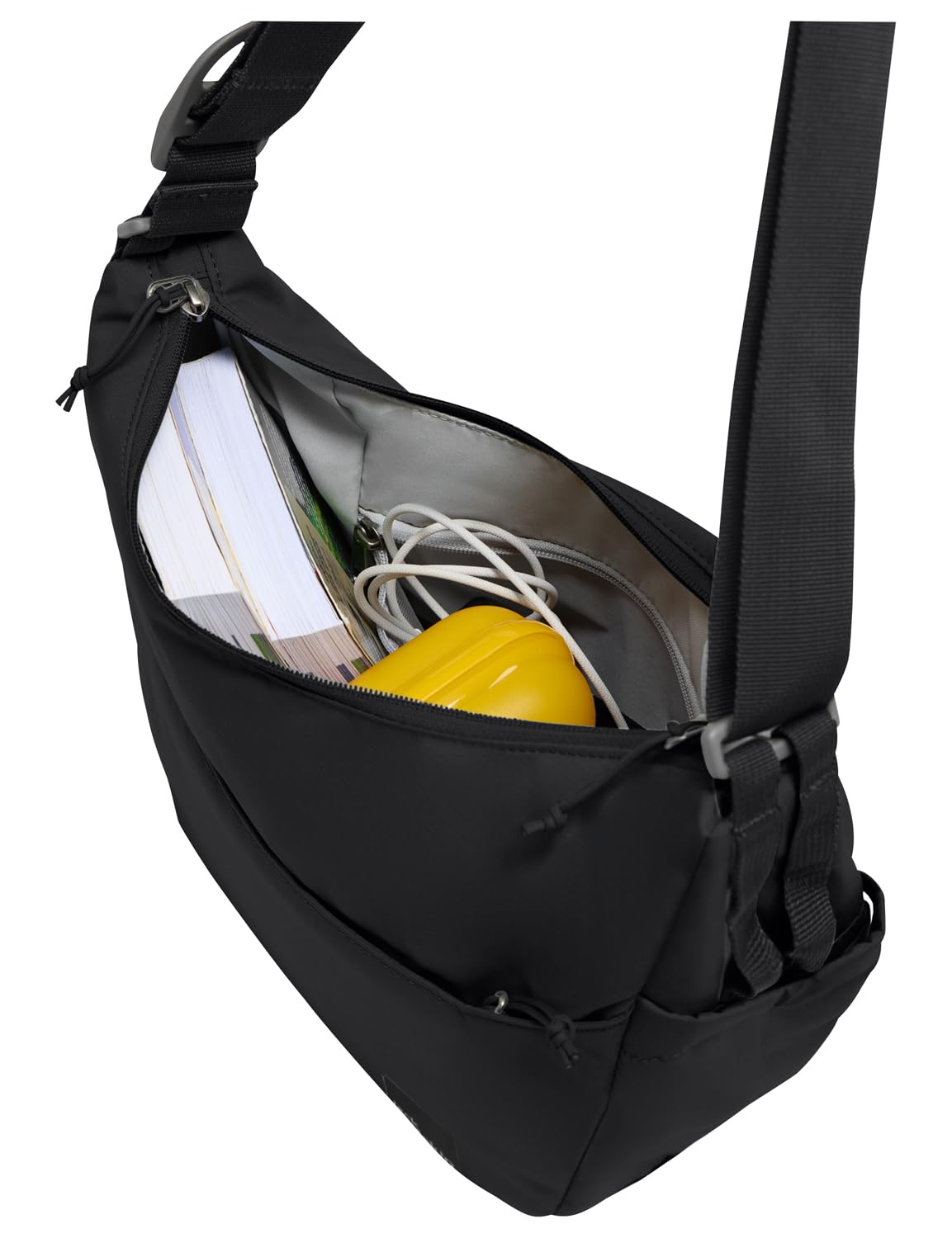 Jack Wolfskin Paraiso damska torba na ramię, czarna, czarny
