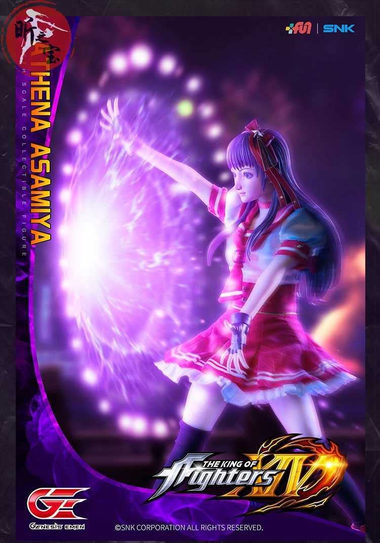 Genesis 1/6 麻宮アテナ ダブルヘッド セット KOF14 シームレス