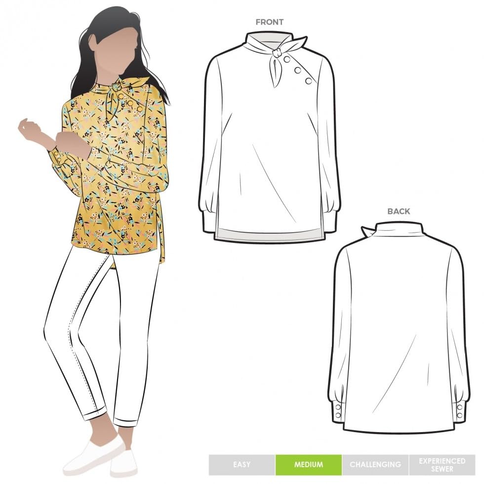 Style Arc Sewing Pattern Macey Blouse
