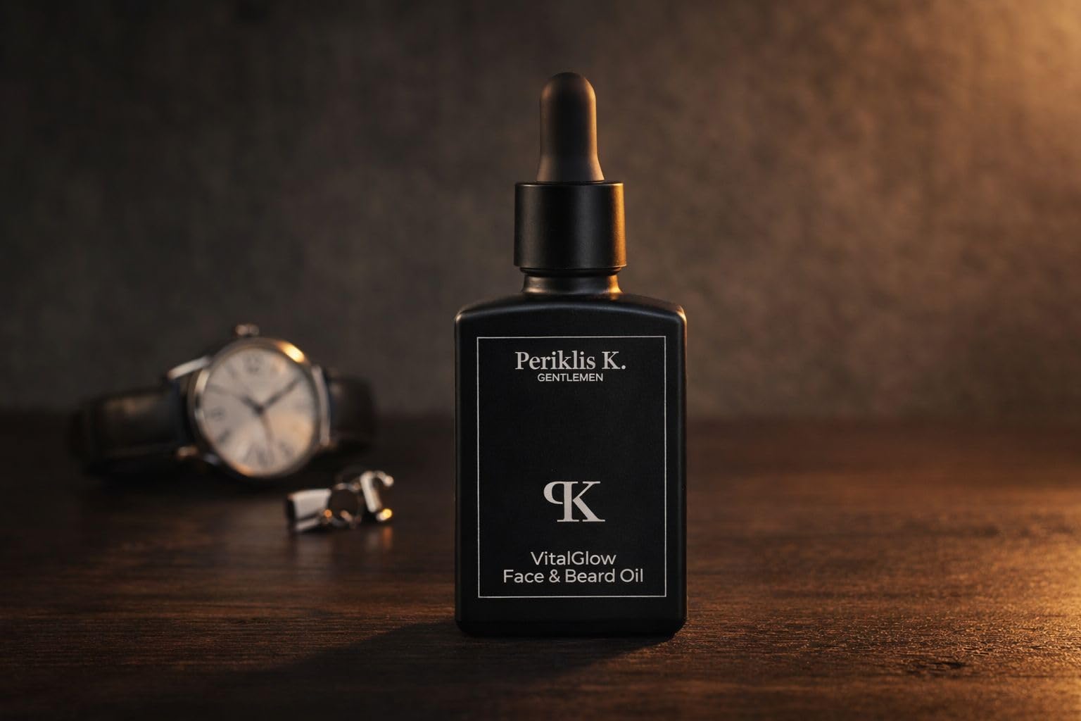 VitalGlow Face & Beard Oil for the Modern Gentleman, 30 ml