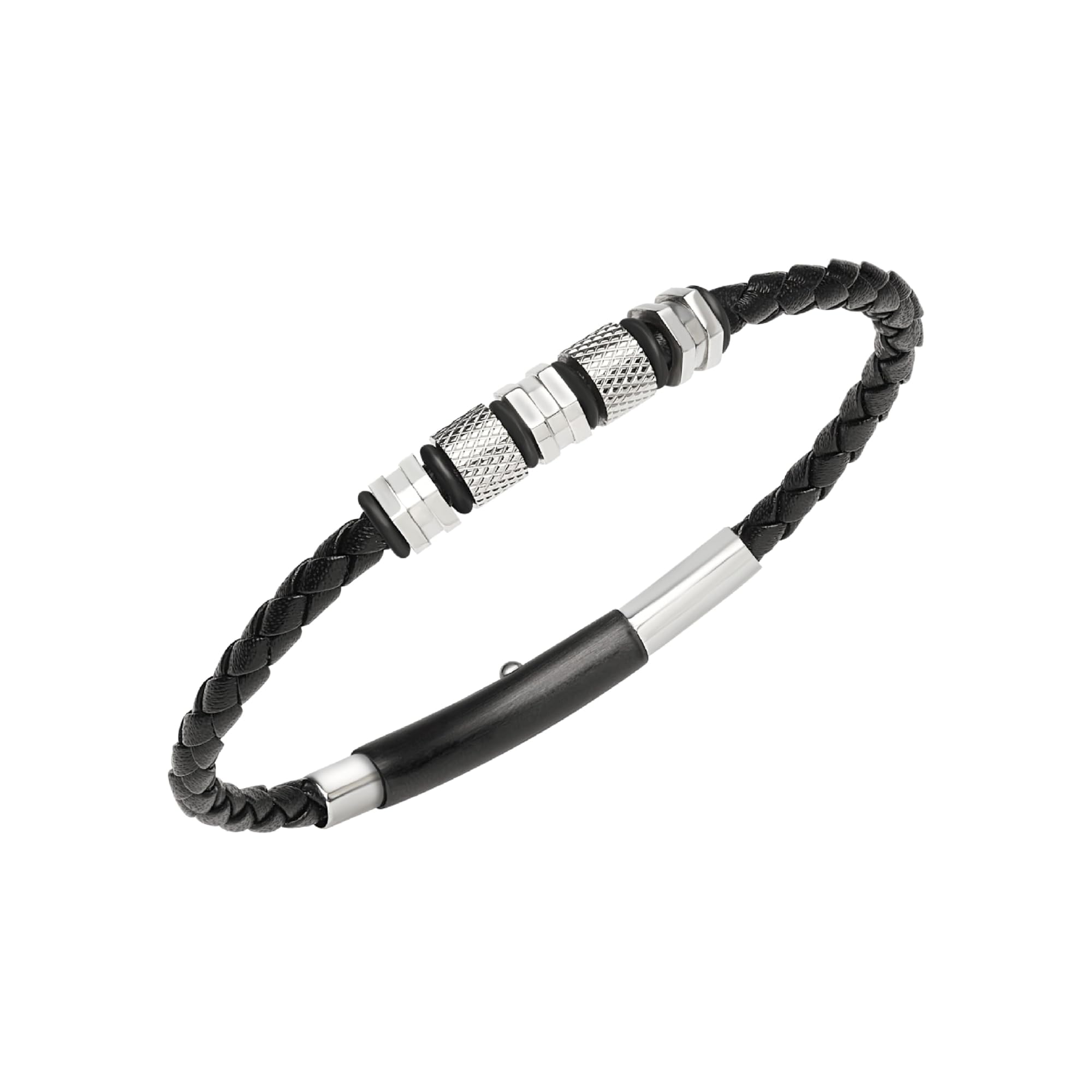 Breil Collezione Wanderlust, Bracciale Uomo In Pelle E Acciaio, Gioiello Idee Regalo Uomo-image