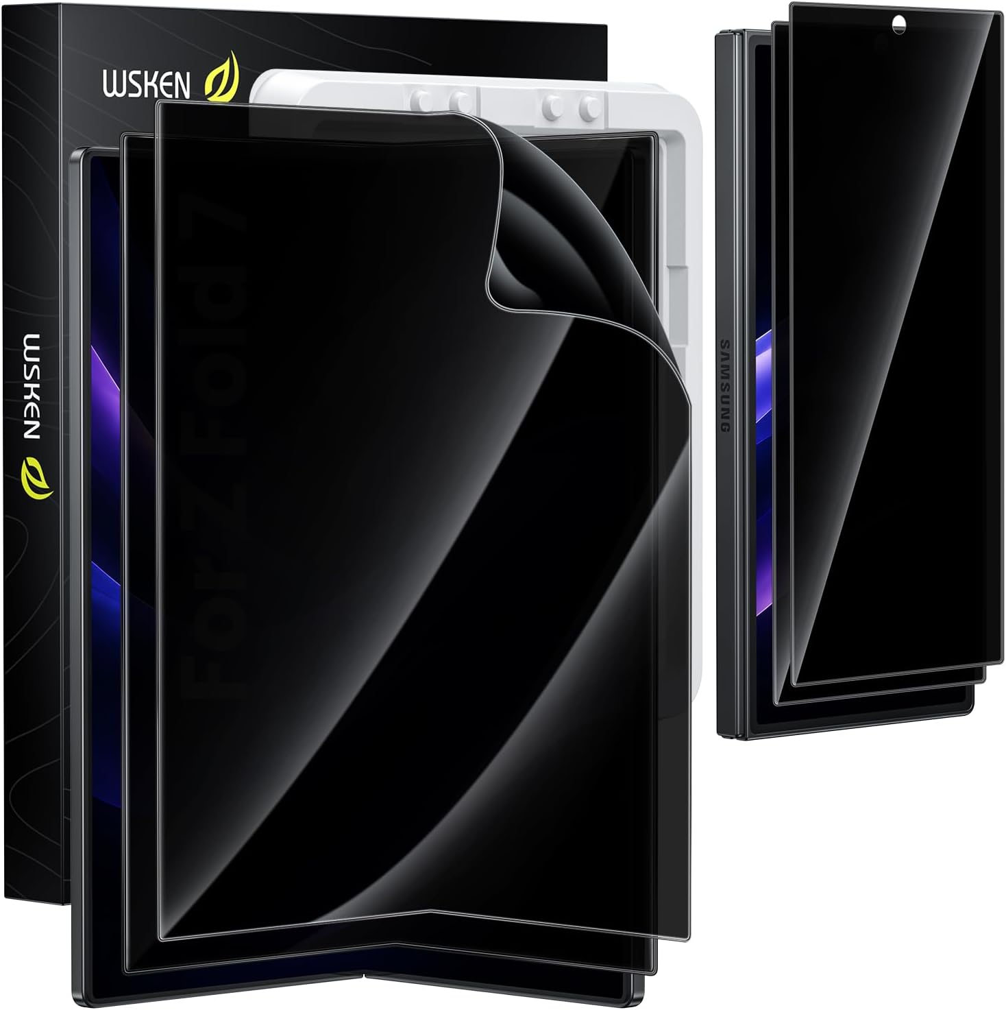 WSKEN Privacy Screen Protector for Samsung Galaxy Z Fold 8 Ultra - Anti Spy