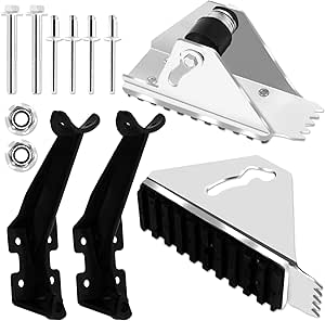 2 Pack Aluminum Anti-Skid Shoe Feet For Extension Ladders Replacement Parts - View #11