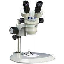Luxo 23784 Binocular Microscope, 23 mm Optics, Non-Illuminated Lab Stand, 11" Height, 11.5" Wide, 11.25" Length
