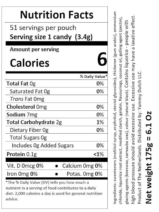 Klene Suikervrij Zoute Mix I Semisoft Sugarfree Salty Licorice Candy Mix I 175g 6.1 ounce
