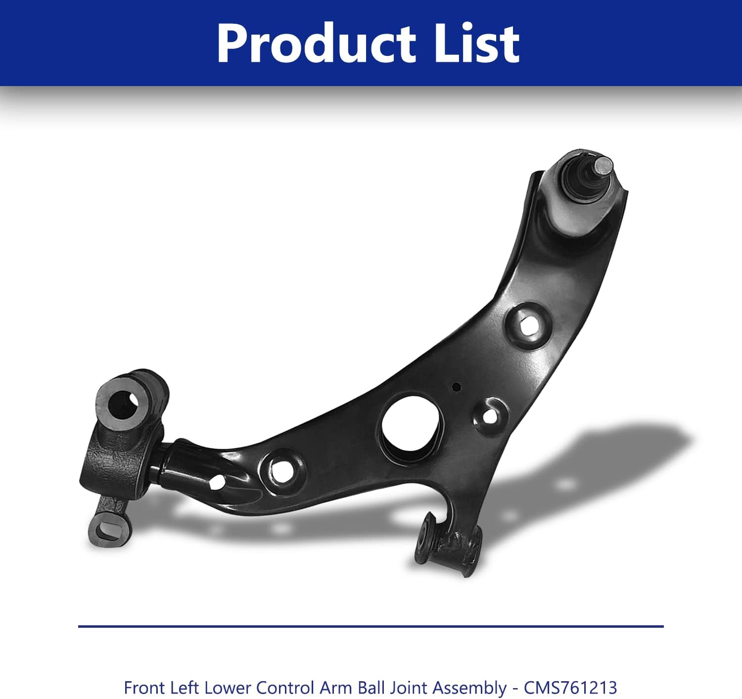 Control Arm Replacement for Front Left Lower Control Arm with Ball Joint Assembly Suspension Kit with 2013-2016 Mazda CX-5 2014-2020 Mazda 6 - Drive side