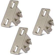 3 Pack of Hinge Mounting Plate Replacement for Blum 1 3/8" Overlay 110 Degree Compact 33 Edge, Edge Mount Plates for Blum Face Frame Overlay Hinge, Hinges for Cabinet Doors, Soft Close Hinges