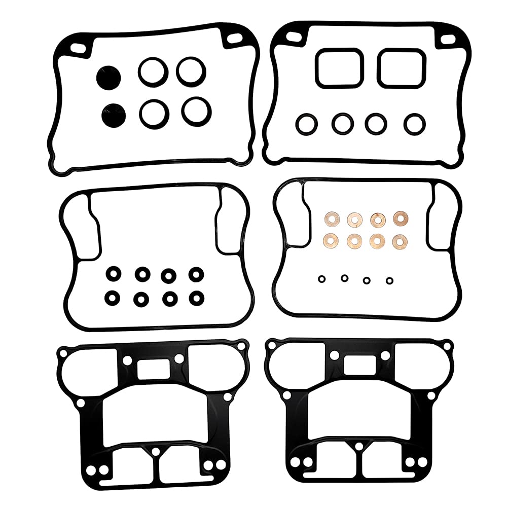 JINFANNIBI Rocker Box Gasket Kit Compatible for Harley Sportster 883
