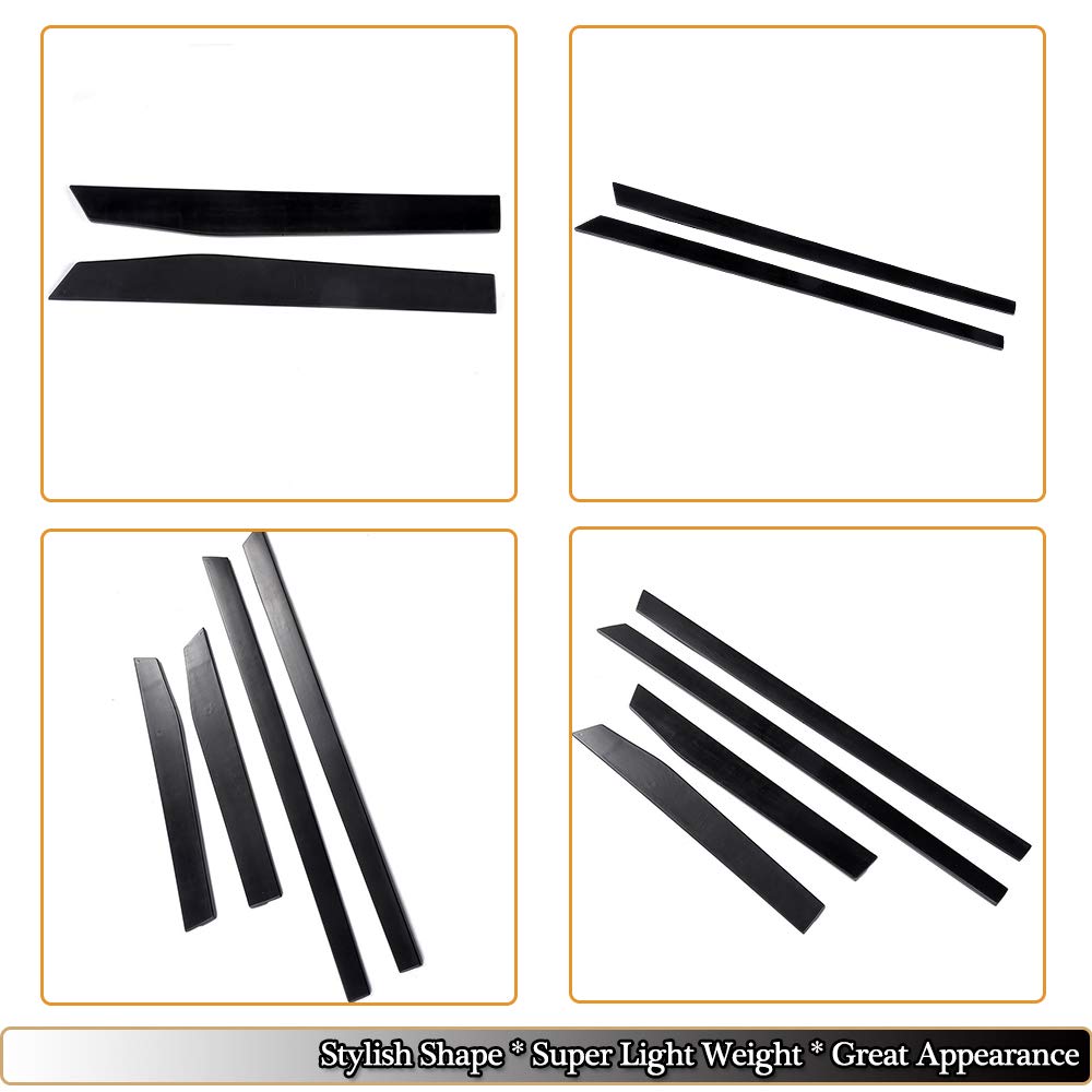 Amazon.com: MCARCAR KIT Side Skirts Trims fits Volkswagen VW Golf