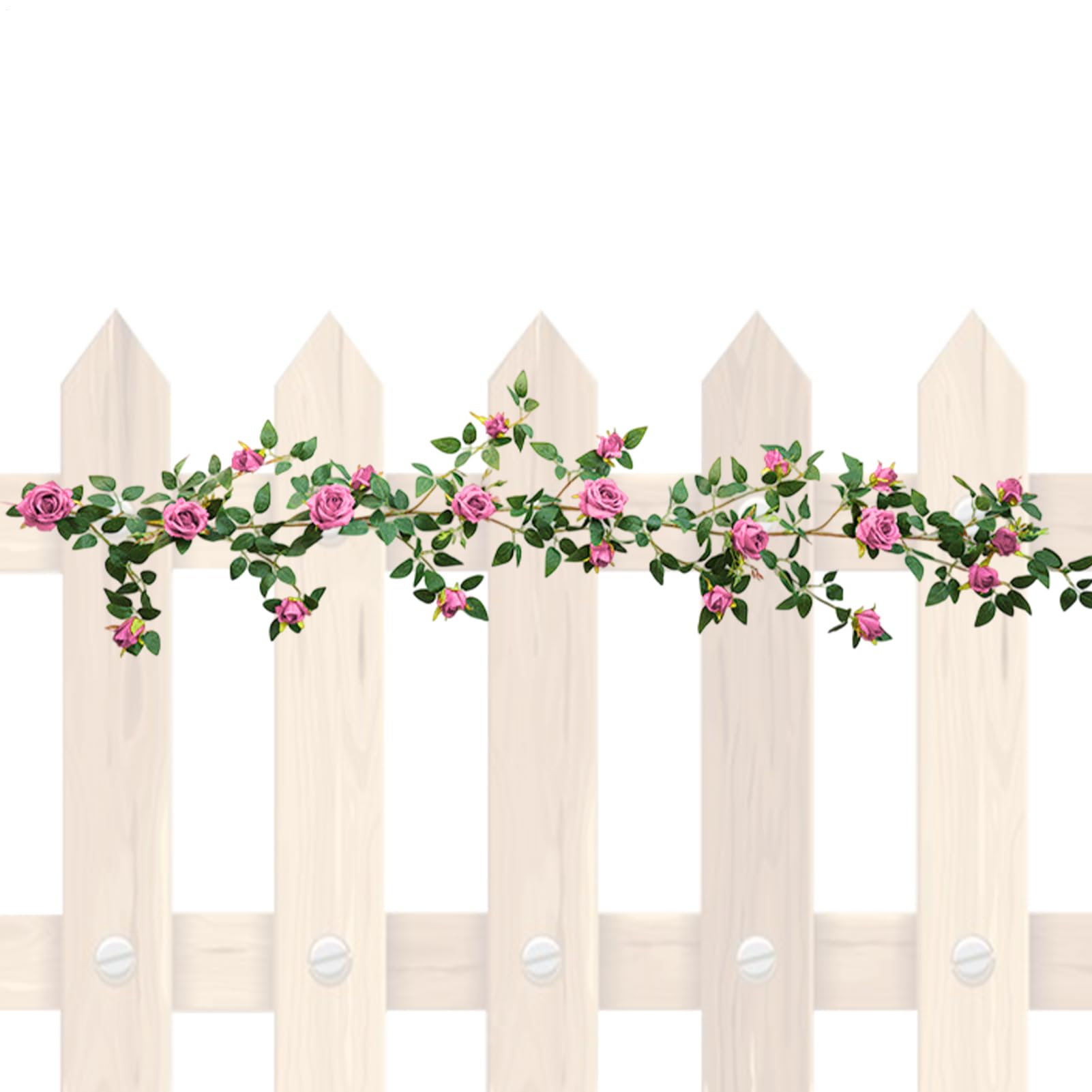 Guirlande de roses artificielles pour habiller un arrière-plan de scène de mariage