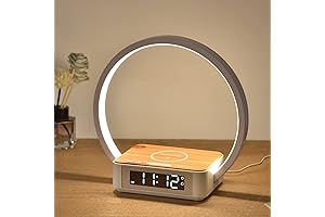 Versatile Lamp Clock: Illuminate, Alarm, and Charge