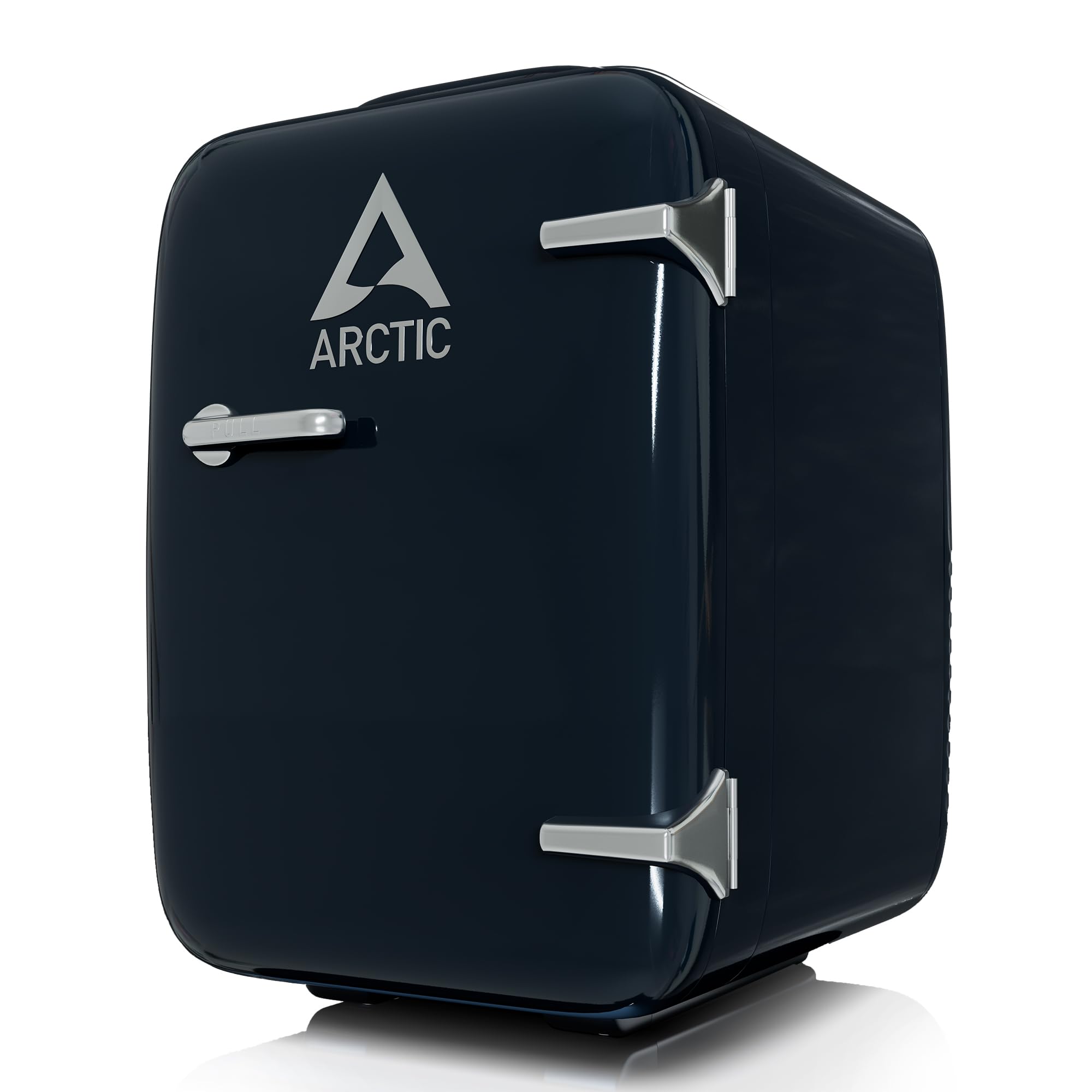 ARCTIC Fridge - Mini frigorifero da 4L per bevande e cosmetici, con funzione di raffreddamento e riscaldamento, 12 V DC e 220 V AC, ideale per auto, ufficio, campeggio e viaggi, spina EU – Blu