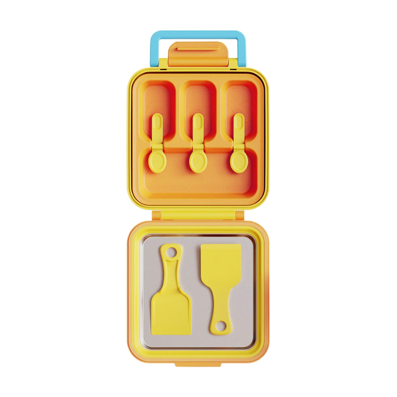 Moldes para Helados de Hielo Máquina Reutilizable 2 en 1 Para Yogur | Herramienta de Repostería con Desmolde Fácil, Bandeja para Rollos de Yogur que Ahorra Espacio para Meriendas Caseras