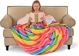 Rainbow Lollipop Round Sleeping Bag Blanket 60