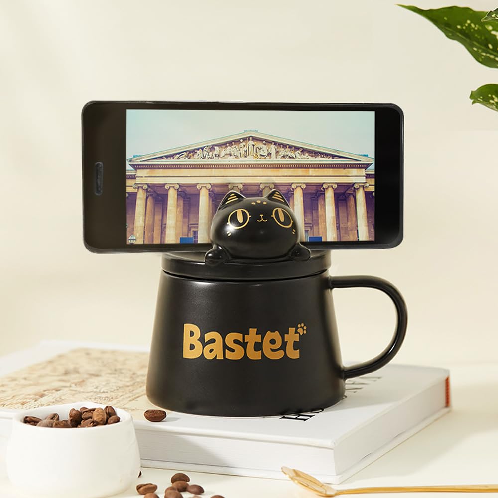 Coppe con Tazze di Tazza di Copertura Tolder del Cellulare Tazze Creative per Ragazze e boysunique Tazze da caffè Multifunzionale Capuccino Cup400ml/13.53ozlatte Art Cup per Ragazze e Ragazzi