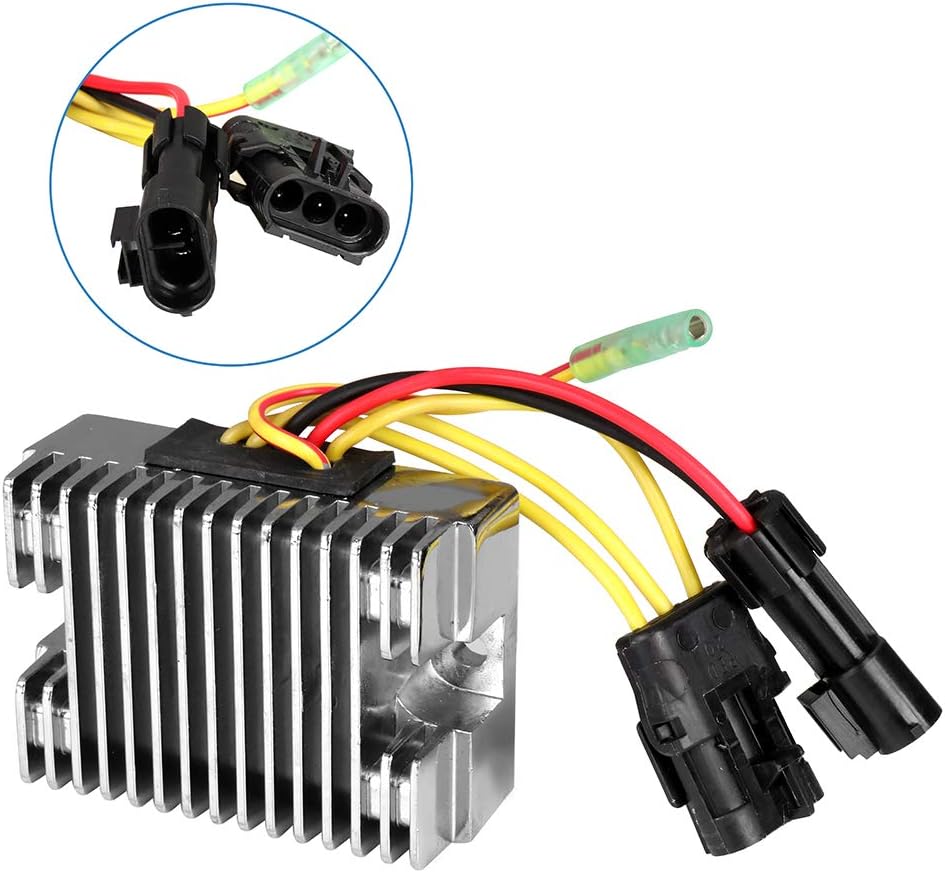 SCITOO 74711-08 489255 Voltage Regulator Rectifier 2010-2014 for Polaris Ranger 400 2010-2012 for Polaris Scrambler 500