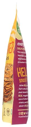 From The Ground Up, Cauliflower Everything Snacking Crackers, 3.5 Ounce