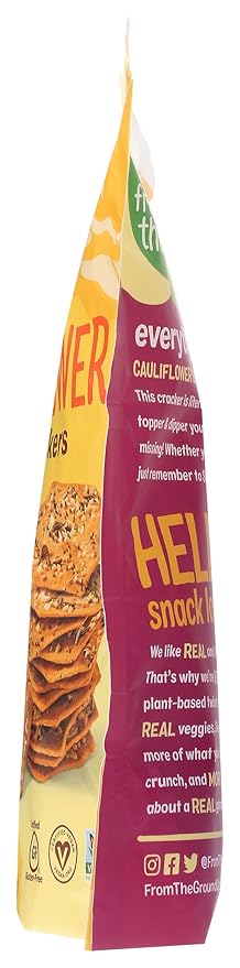 Galletas Snacking Cauliflower Everything FROM THE GROUND UP 3.5 OZ miniatura 6