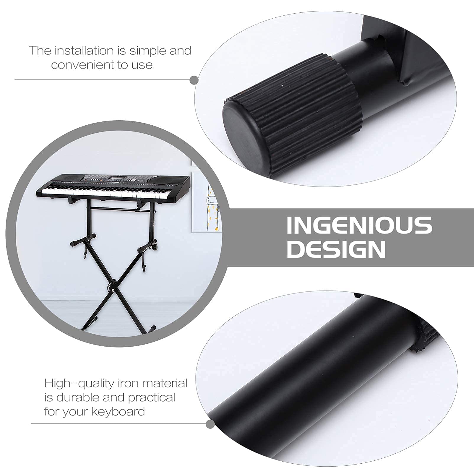 Supporto Per Tastiera In Acrilico Trasparente Design