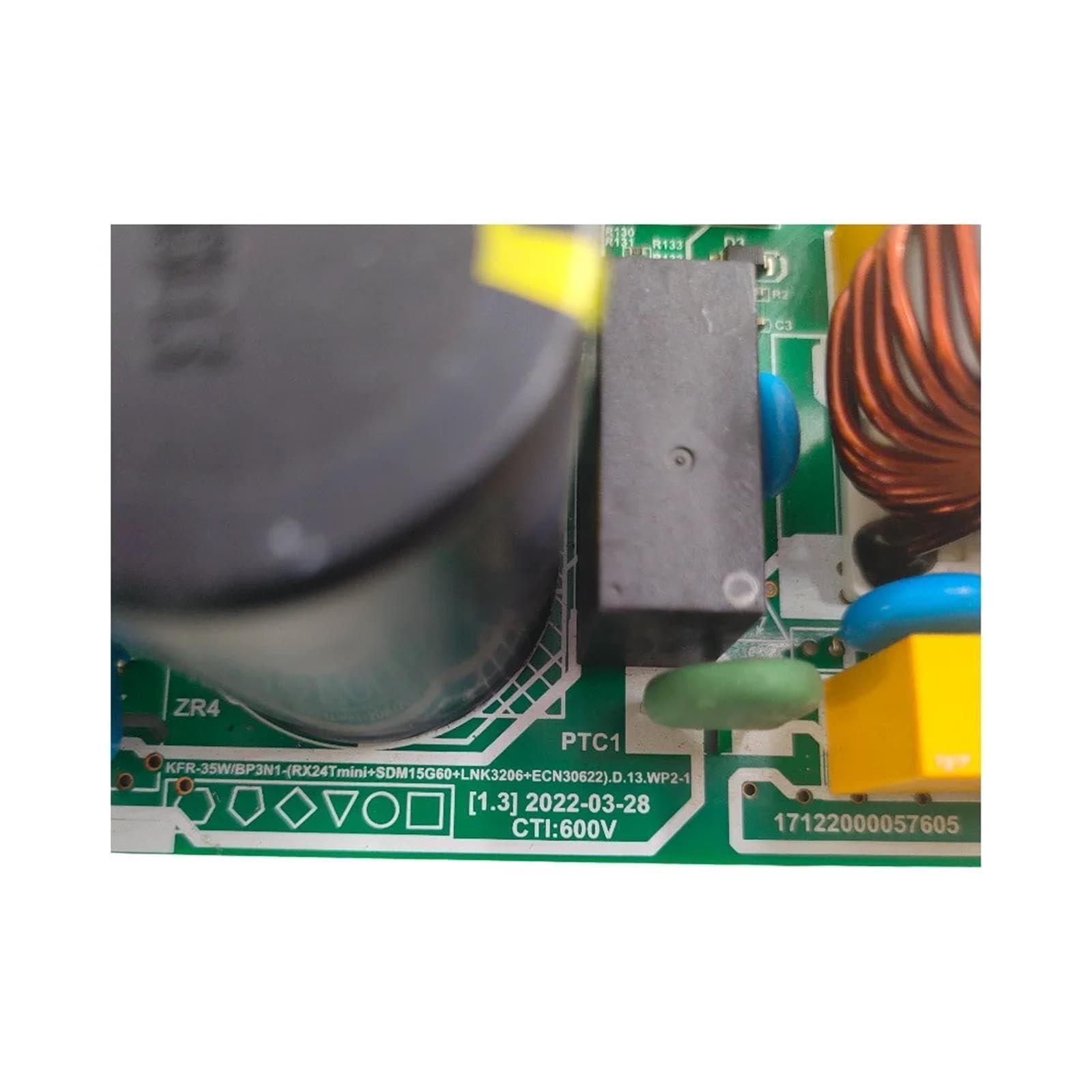 Scheda di controllo principale del condizionatore d'aria, compatibile con Midea, scheda madre del condizionamento 17122000057605 KFR-35W / BP3N1-(RX24Tmini + SDM15G60 + LNK3206 ECN30622).D.13.WP2-1