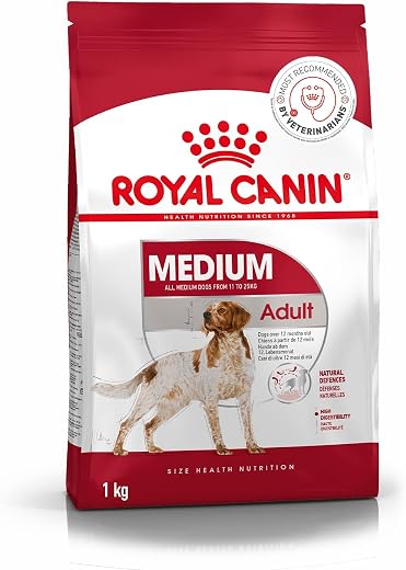 Royal Canin Medium Adult Dog Food, Dry Food, Provides Muscle Mass, Supports Complex Natural Defense &amp; Optimal Health Suppo...