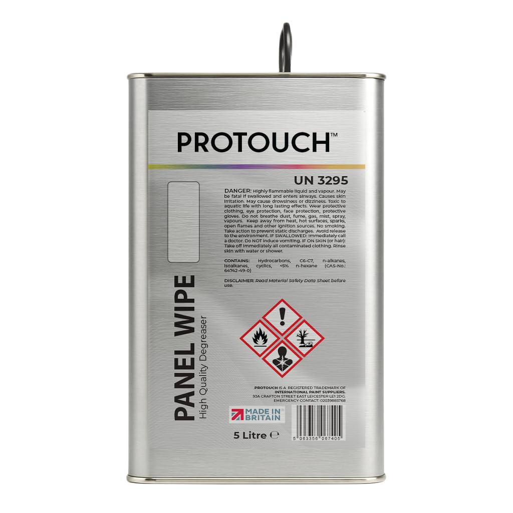 PROTOUCH Panel Wipe Degreaser Silicone Remover Pre-Paint Cleaner - Fast 5 Litre