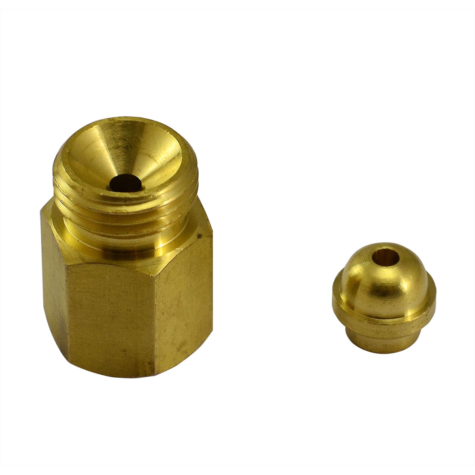 Riverweld Women's Gold Tig Welding Torch Fitting Connector Adapter 1/4G Change M16x1.5