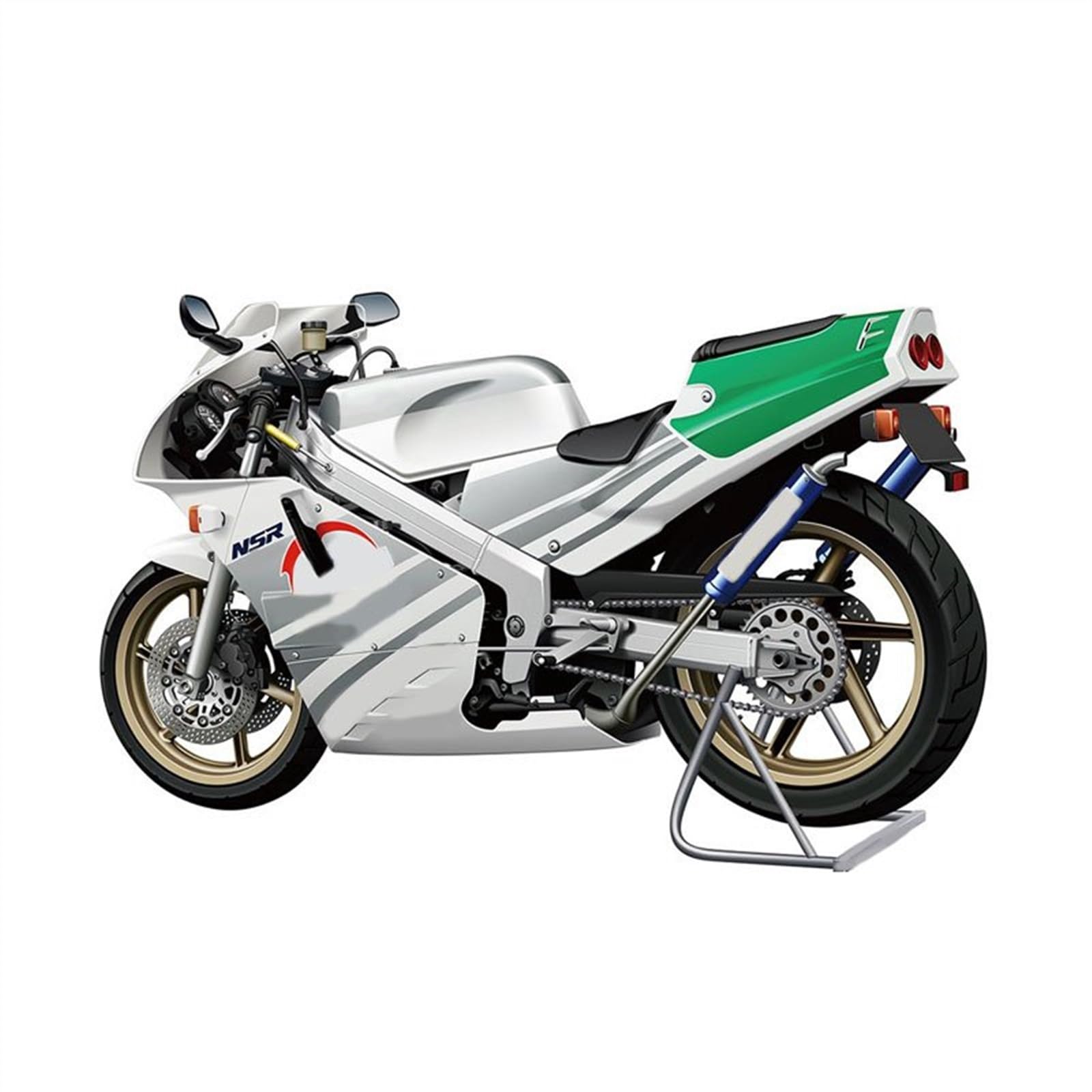 SEYXF Motorbike Toy 1/12 for H-onda MC18 NSR250R SP 1989 Motorcycle Assembly Model Collection Toy