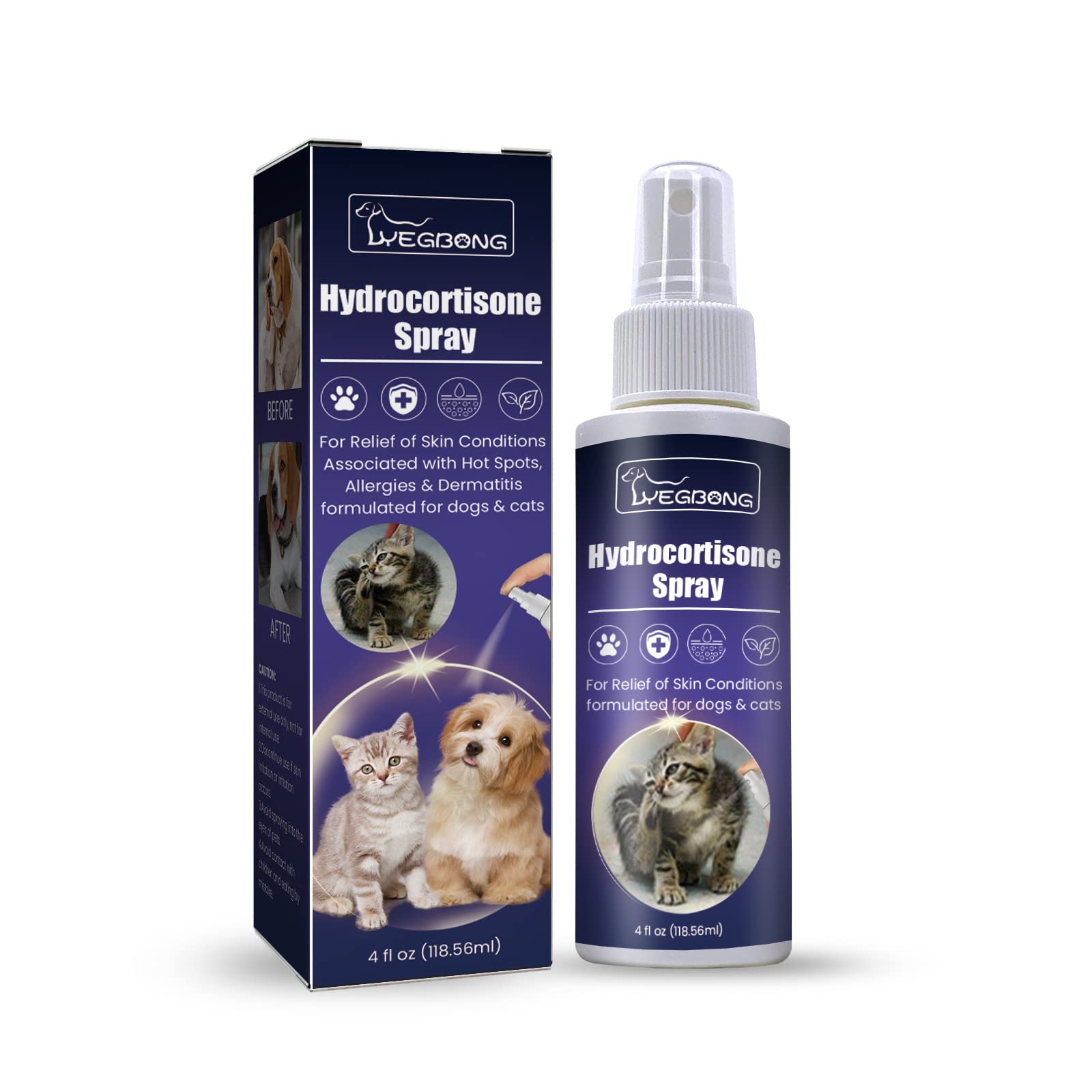 Líquido desparasitante para Mascotas de para Gatos y Perros, pulgas y garrapatas, removedor de piojos y garrapatas (Spray antipicores)