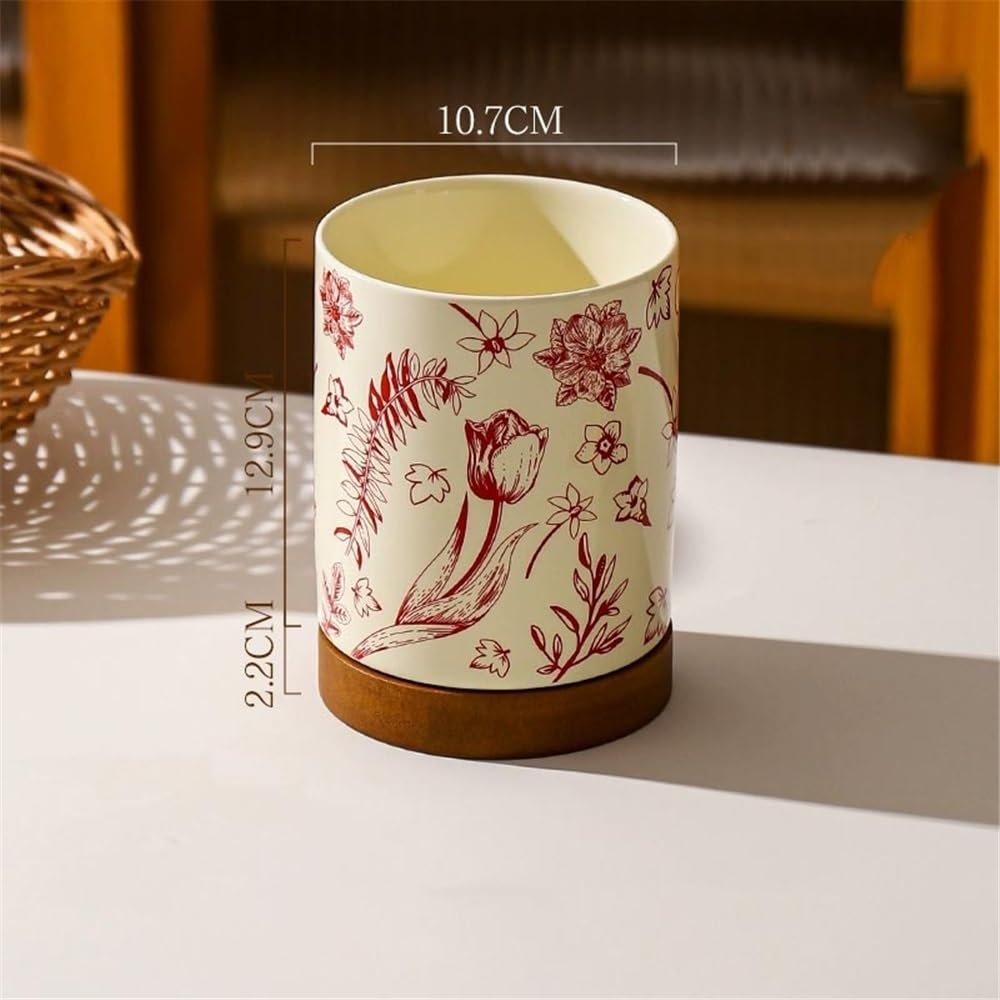 Czarny ceramiczny uchwyt na przybory kuchenne na blat kuchenny - stylowe sztućce z tacą odpływową idealne rozwiązanie do przechowywania przyborów dla domowych kucharzy i kucharzy