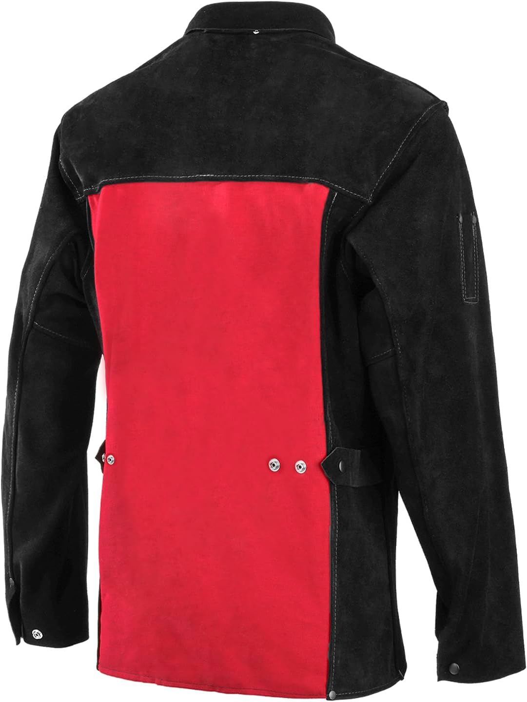 Leather Welding Jacket - Heat & Flame-Resistant Heavy Duty Split Cowhide Leather FR Work Safety Jacket - Image 2