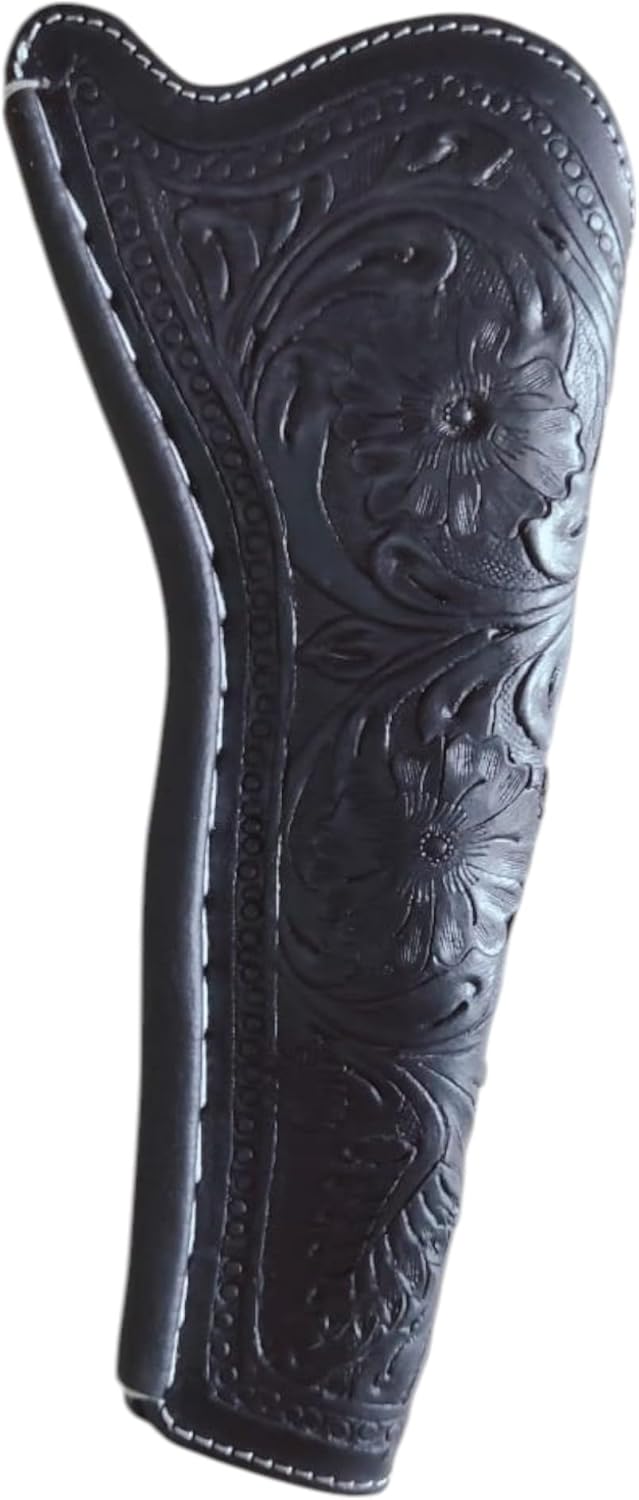Western Gun Holster – Full Grain Leather Cowboy Holster for 6" to 9" Barrel Revolvers – Handmade Old West Style, Fits Colt SAA,Vaquero,Cattleman