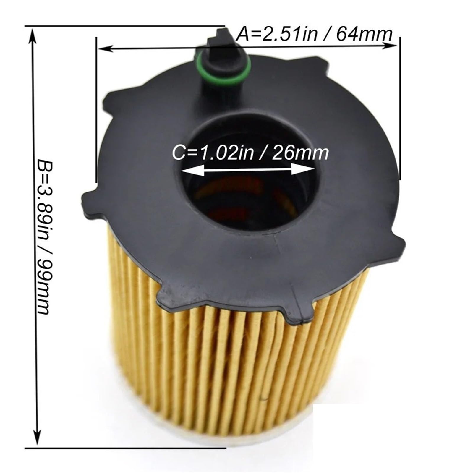 Cartouche filtrante Filtres à huile Convient pour citroën C3 DS5 Jumpy, Fiesta R55, Convient pour Peugeot Ranch 2008, quantité 5, 1109AY