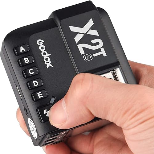 Miniatura 4 de Godox Disparador de flash inalámbrico X2T-S 2.4G con función de grupo TTL HSS 18000s Conexión Bluetooth, zapata rápida de bloqueo