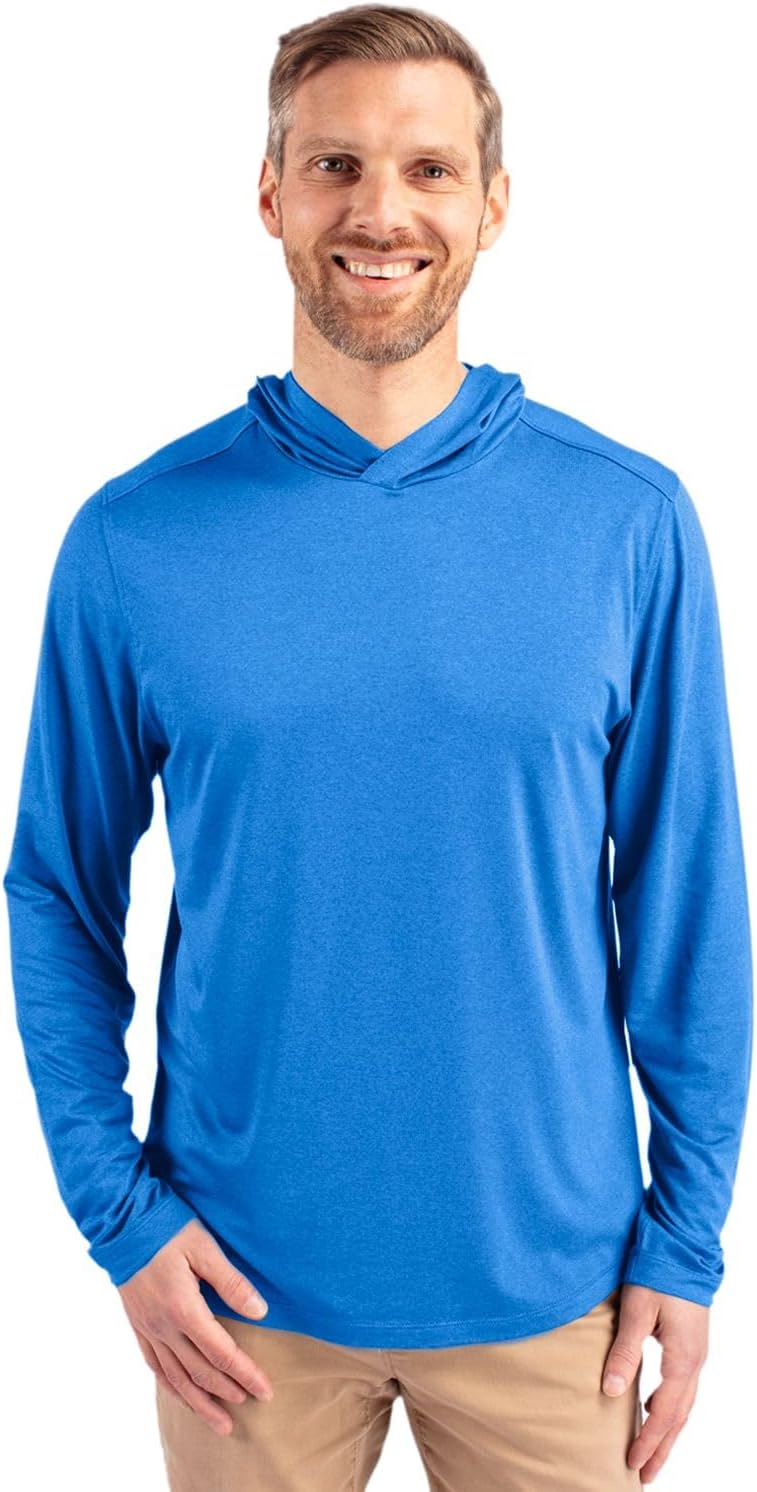 Cutter & Buck Coastline Epic Comfort Eco Recycled Mens Hooded Shirt