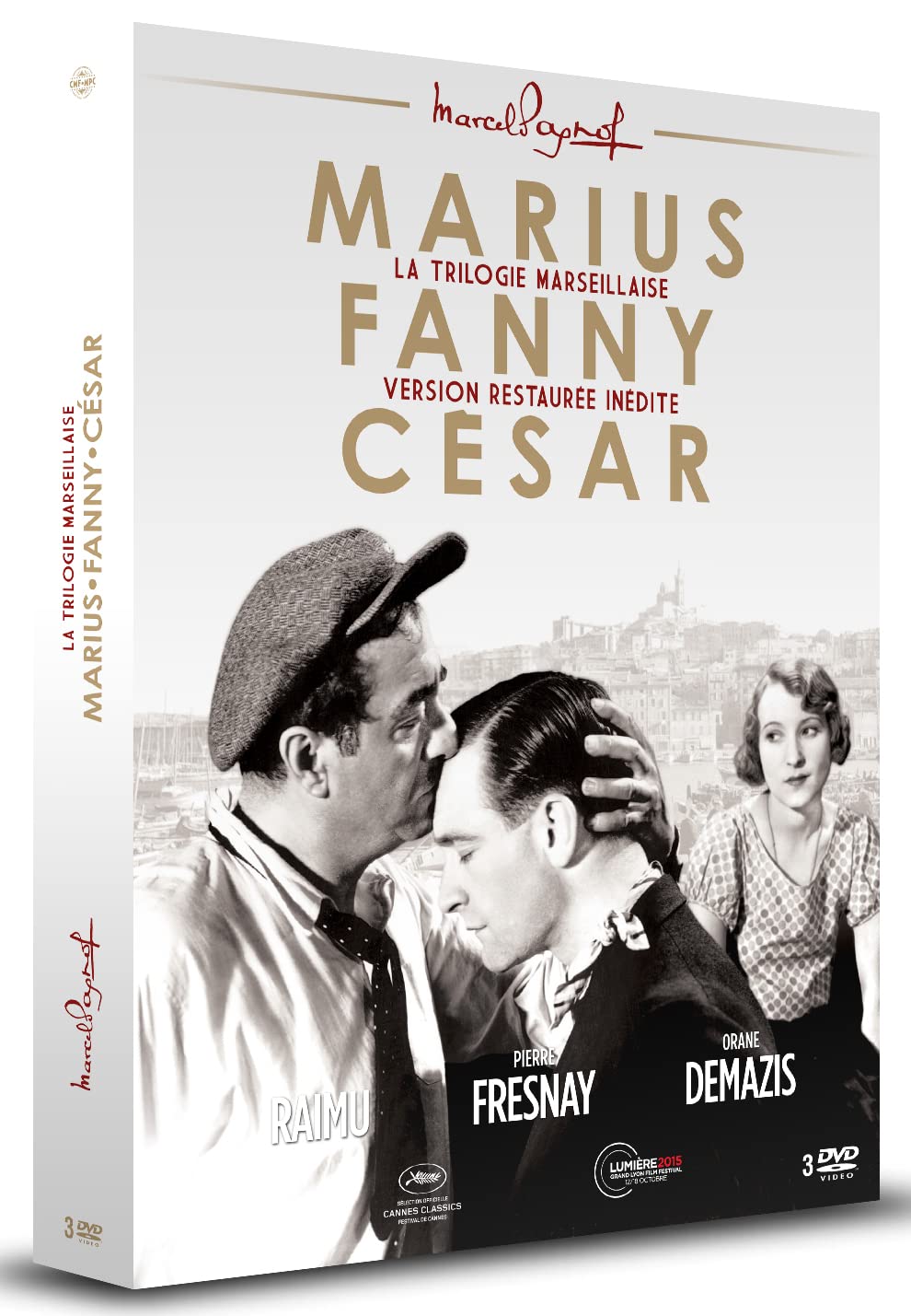 TRILOGIE (LA) MARIUS - FANNY - CESAR - RESTAURE - 3 DVD [Version Restaurée] [HD DVD]