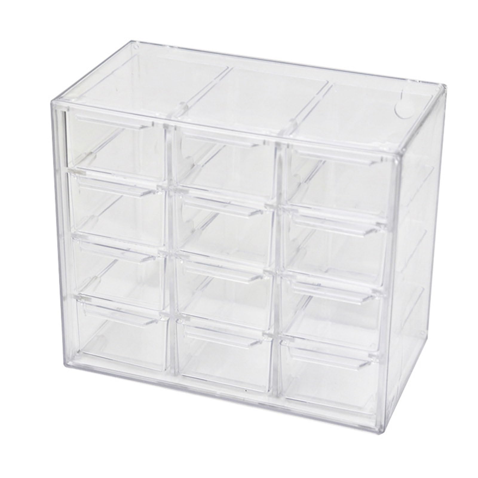 Buxuaaaa Sturdy Organizers with Drawer Styles Clear Materials and Adjustable Partitions Home Accessory Household Storage Case