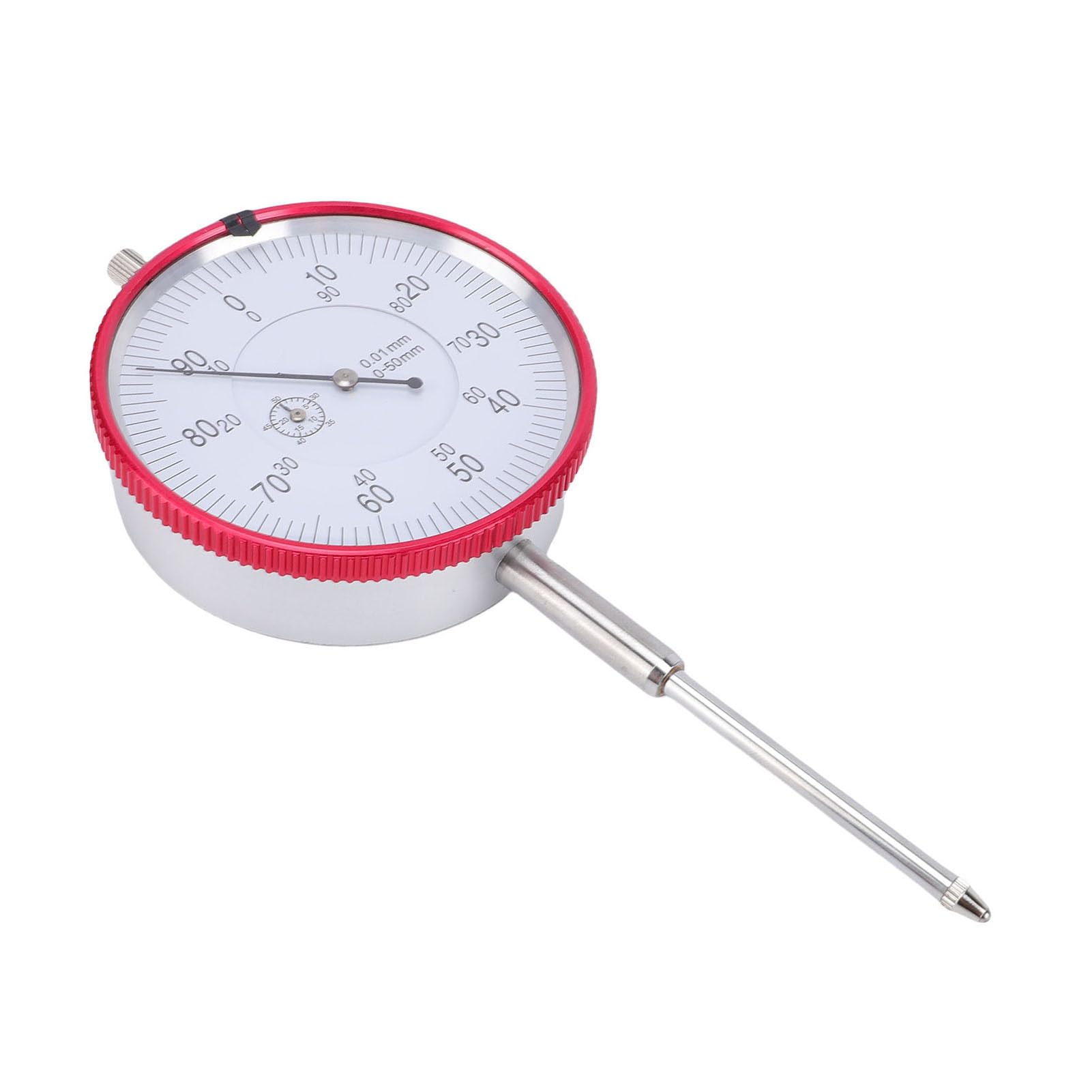 Cocoarm Comparatore, Indicatore di Test del Quadrante Meccanico in Acciaio Inossidabile, Gamma 0-50 Mm, Strumento di Misurazione di Precisione per Officine
