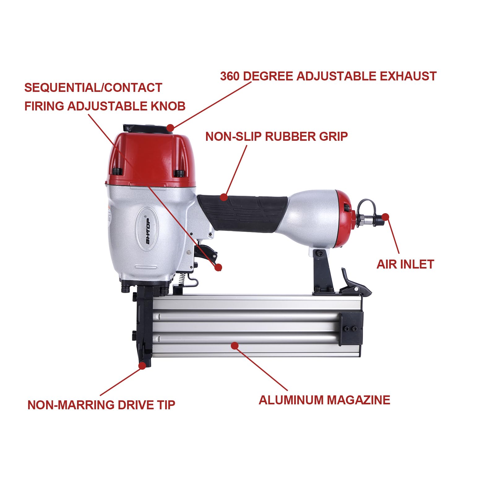 Jovant Kit De Cloueuse Brad Sans Fil Avec 2 Batteries De 2,0 Ah, Pistolet à Ongles Et Clous Alimentés Par Batterie Pour Garniture, Tapisserie, Menuiserie Et Travail Du Bois