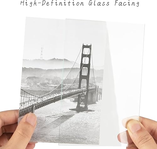 Miniatura 5 de Marco de gamuza de 10 x 13 pulgadas, marco individual, elegante marco verde de 10 x 13 pulgadas con paspartú para fotos de 8.5 x 11 pulgadas, para