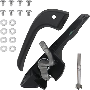 APPERFiT Interior Door Handle for Left Driver Side Compatible with Chevy Chevrolet Silverado, GMC Sierra Truck 1500 2500 3500 2007-2014 Door Panel Parts 20833606